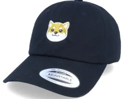 Organic Shiba Dog Black Dad Cap - Iconic