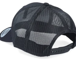 Organic Starry Mountain Patch Black Trucker - Wild Spirit