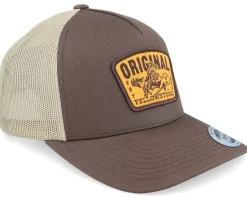 Original Brown/Khaki A-Frame Trucker - Yellowstone