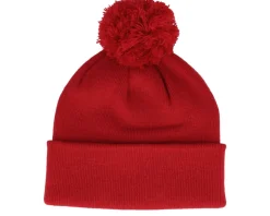 Original Pom Pom Classic Red Beanie - Beechfield