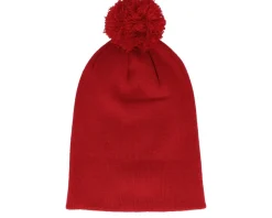 Original Pom Pom Classic Red Beanie - Beechfield