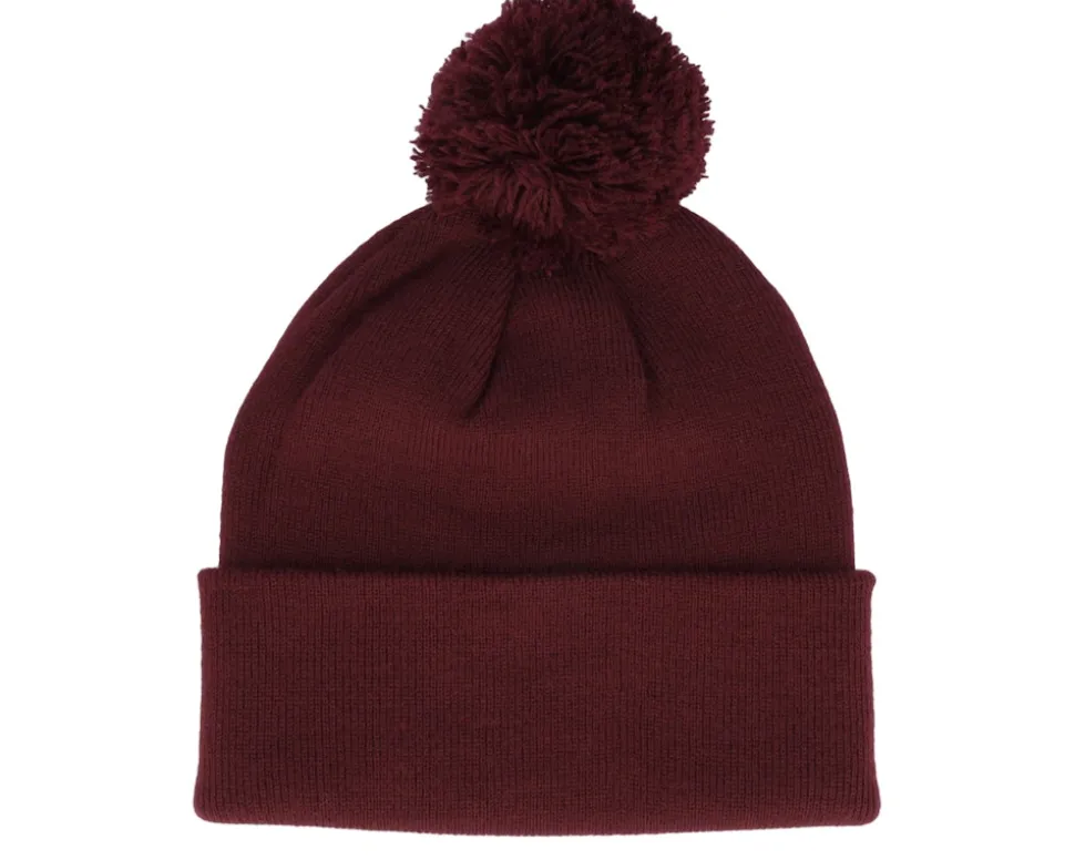 Original Pom Pom Classic Red Beanie - Beechfield