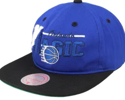 Orlando Magic Varsity Letter Blue Snapback - Mitchell & Ness
