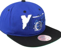 Orlando Magic Varsity Letter Blue Snapback - Mitchell & Ness
