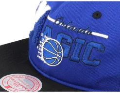 Orlando Magic Varsity Letter Blue Snapback - Mitchell & Ness
