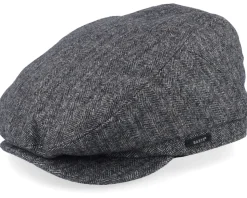 Oslo Cap Heather Grey Flat Cap - Barts