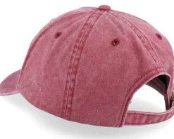 Oslo Norway Washed Red Dad Cap - Iconic