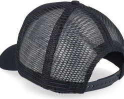 Oval Check Flame Black Trucker - Santa Cruz