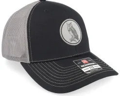 Owl Patch Black/Charcoal Trucker - Wild Spirit
