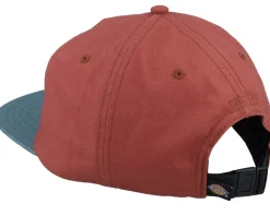 Oxford Cap Fired Brick/Stone Blue Strapback - Dickies