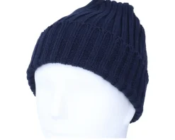 Oxford Chunky Ribbed Navy Cuff - Beechfield