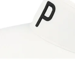 P Bright White/Black Visor - Puma