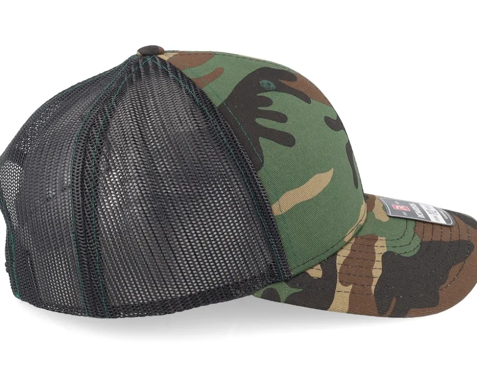 112p Green Camo/Black Trucker - Richardson