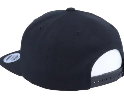 P Letter 3D Black Snapback - Iconic