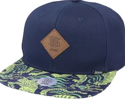 6P Sb Cp Asian Tiger Navy Snapback - Djinns