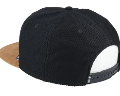 6P Sb Honey Knit Black Snapback - Djinns
