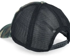 111p Small Box Mountain Patch Camo/Black Trucker - Wild Spirit