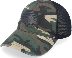 111p Usa Map Flag Black Patch Camo/Black Trucker - Iconic