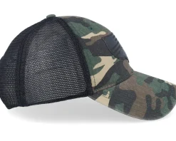 111p Usa Map Flag Black Patch Camo/Black Trucker - Iconic
