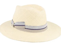 Pacora Panama Natural-Blue Band Straw Hat - MJM Hats
