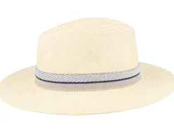 Pacora Panama Natural-Blue Band Straw Hat - MJM Hats