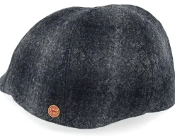 Paddy Amaro Black Flat Cap - Mayser