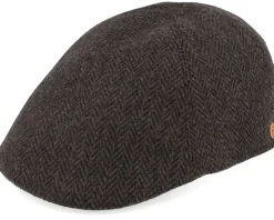 Paddy Amaro Brown Flat Cap - Mayser