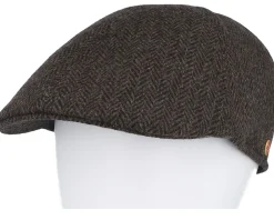 Paddy Amaro Brown Flat Cap - Mayser