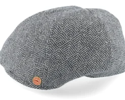 Paddy Premium Grey Flatcap - Mayser
