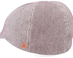 Paddy Stripes Brown Flat Cap - Mayser