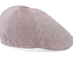 Paddy Stripes Brown Flat Cap - Mayser