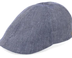 Paddy Stripes Marine Flat Cap - Mayser