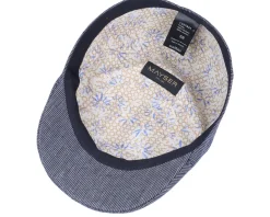 Paddy Stripes Marine Flat Cap - Mayser