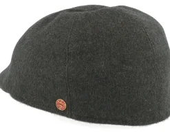 Paddy Wool Blend Green Flat Cap - Mayser