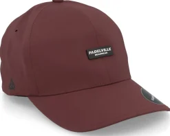 Padel Headwear White Rubber Maroon Delta Flexfit - Padelville