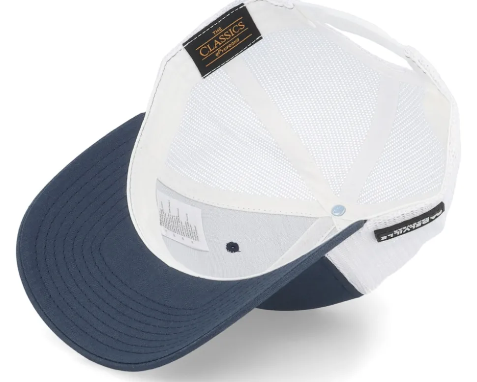 Padel Headwear White Rubber Navy/white Trucker - Padelville