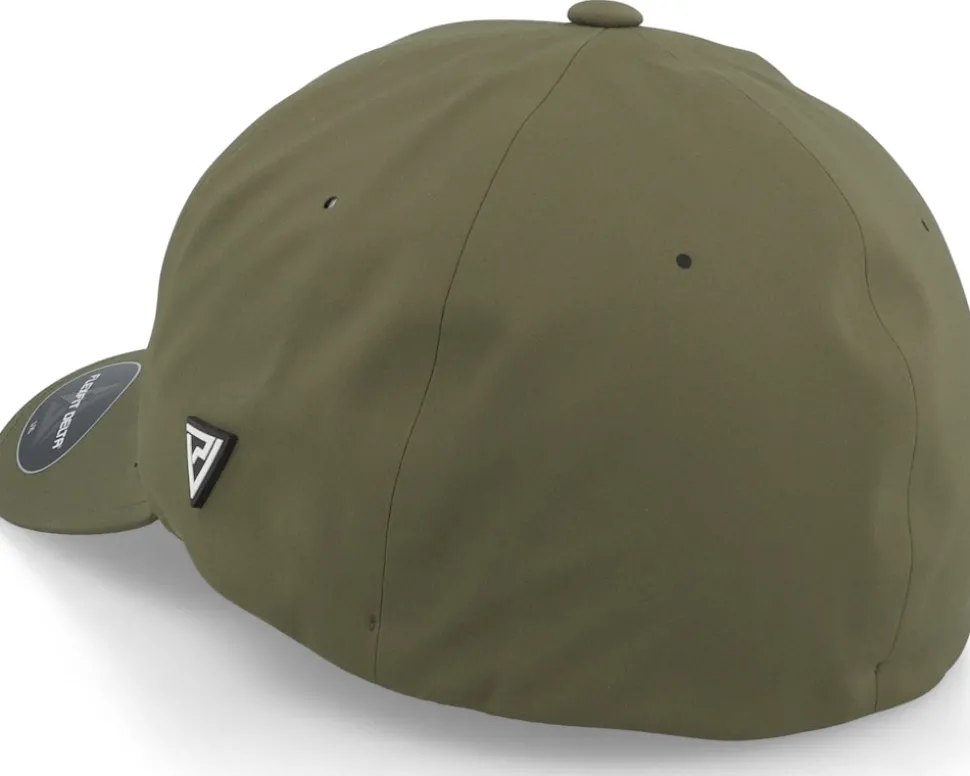 Padel Headwear White Rubber Olive Delta Flexfit - Padelville