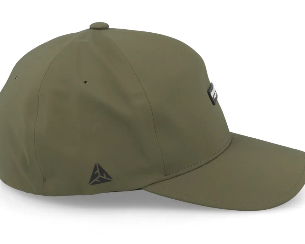 Padel Headwear White Rubber Olive Delta Flexfit - Padelville