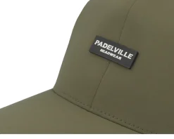 Padel Headwear White Rubber Olive Delta Flexfit - Padelville