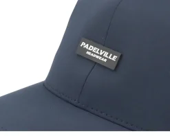 Padel Headwear White Rubber Navy Delta Flexfit - Padelville