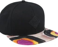 Paintdots Rev. Black/Orange/Purple Snapback - Djinns