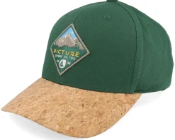 Pakowa Bb Cap Dark Green/Cork Adjustable - Picture