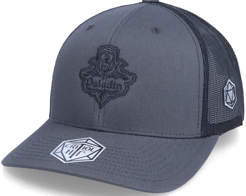Paladin Class Emblem Charcoal/Black Trucker - Critiql Hit