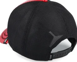Pamplona Patent Pending Red/Black A-Frame Trucker - Goorin Bros.