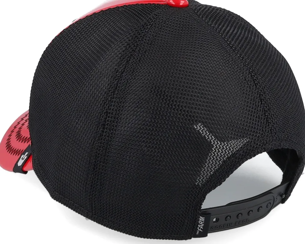 Pamplona Patent Pending Red/Black A-Frame Trucker - Goorin Bros.