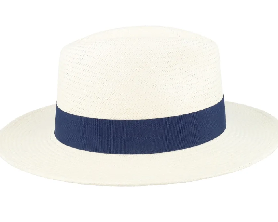 Panama Hat Navy Straw Hat - Wigéns