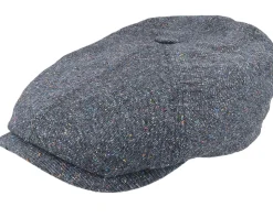 6-panel Cap Donegal Blue Flat Cap - Stetson