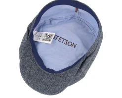 6-panel Cap Donegal Blue Flat Cap - Stetson
