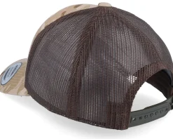 6-Panel Multicam Arid/Brown Trucker - Yupoong