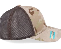 6-Panel Multicam Arid/Brown Trucker - Yupoong